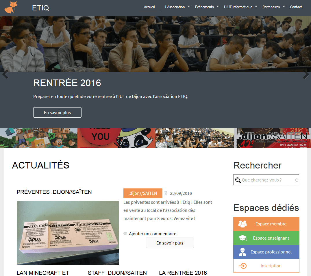 Site de l'Association ETIQ.